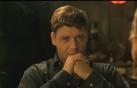 Image result for images of russell crowe in beautiful mind